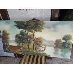 Голяма картина масло на платно Испания - без рамка - 3757 - KA09